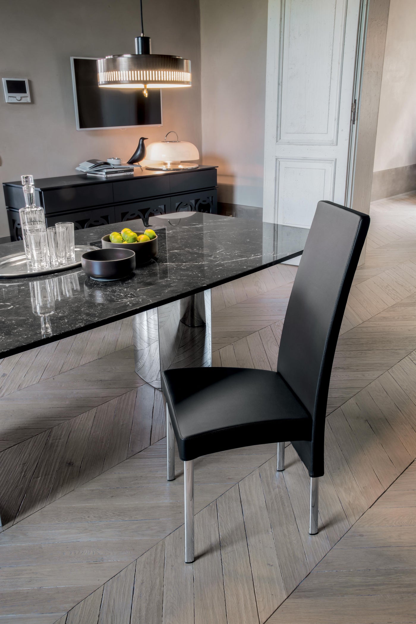 Tonin Casa Charonne Chair 7265 - Italian-Made Modern Dining Chair for Home & Restaurant Use