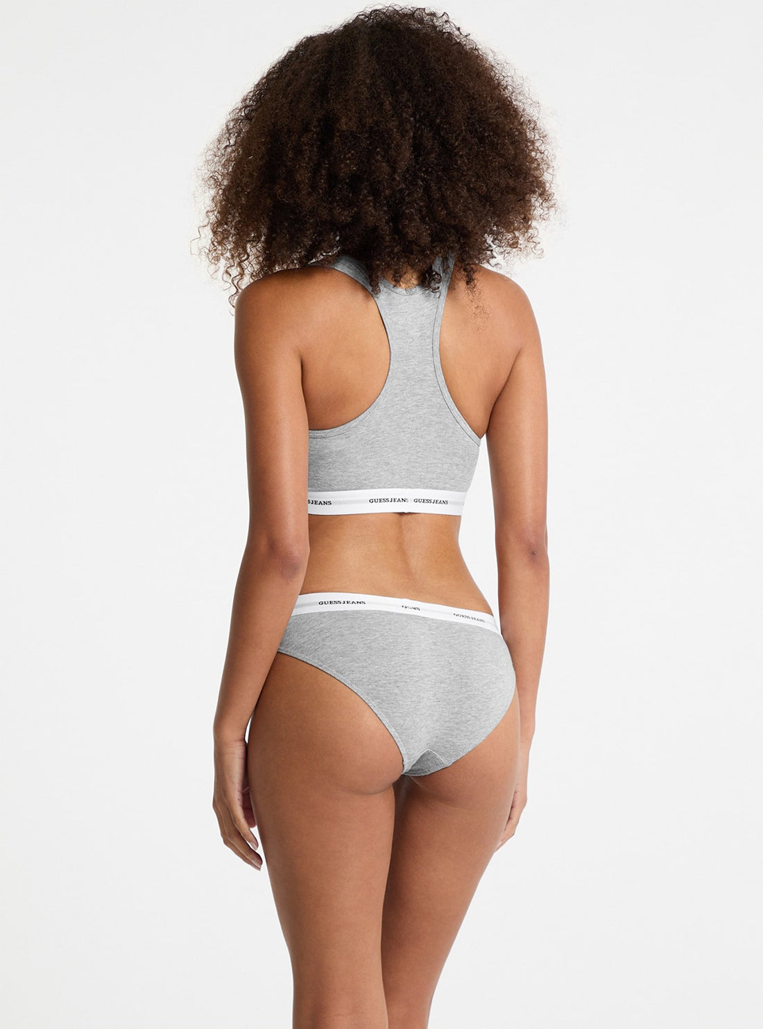 Guess Jeans Grey Brief - Women's Cotton Underwear for Everyday Comfort | Perfect for Casual Wear & Lounge