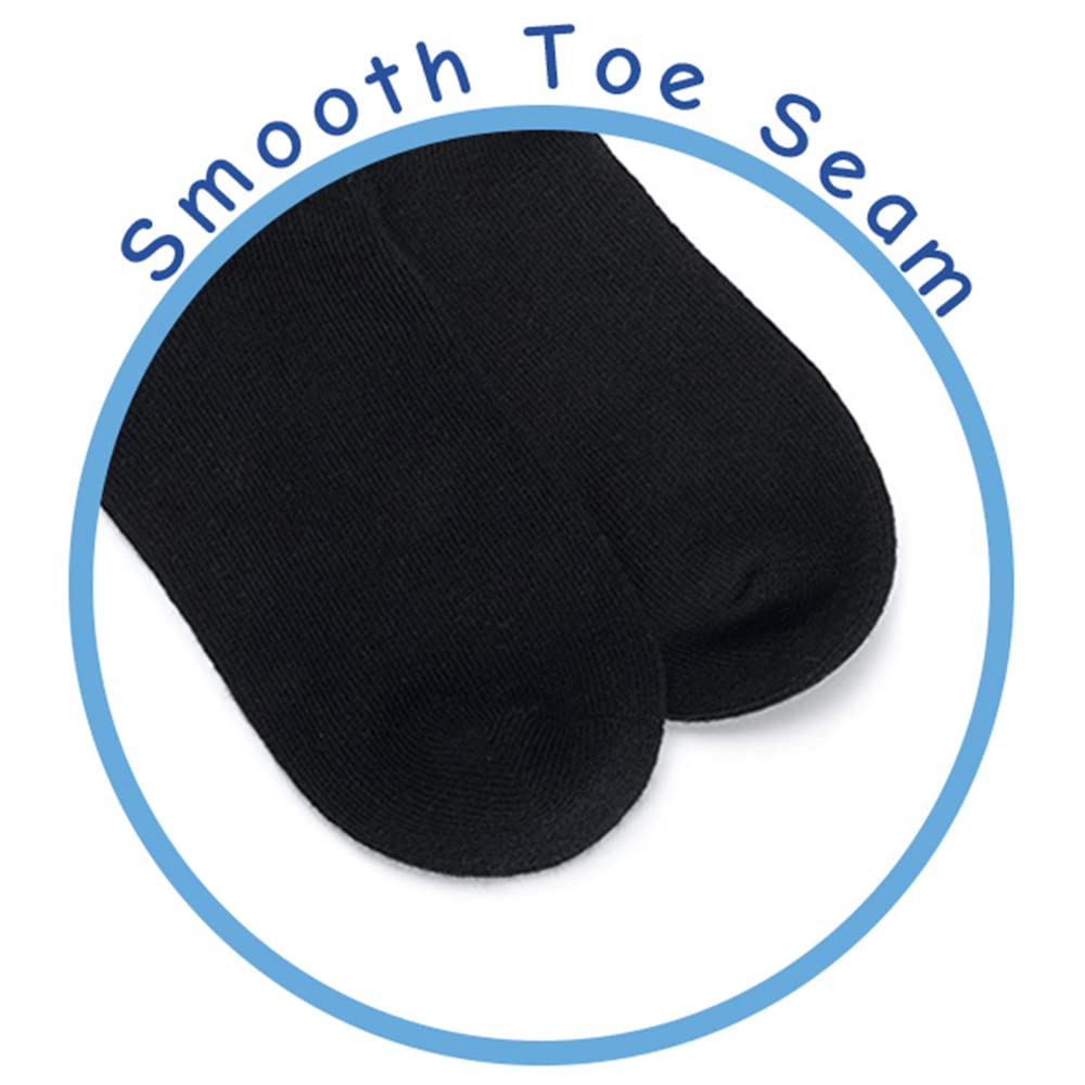 Jefferies Girls' Seamless Ruffle Athletic Quarter Socks - 6 Pairs Pack for School, Sports & Everyday Wear - Breathable Comfort Socks for Active Kids