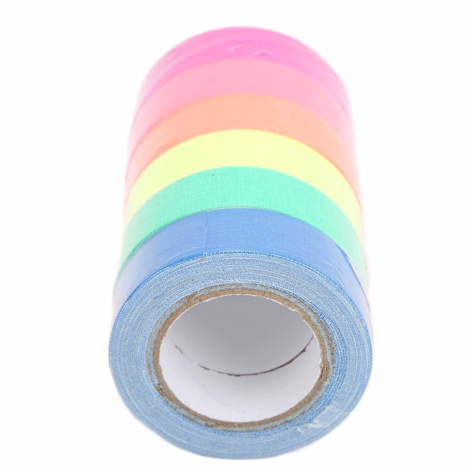 6Pcs Mixed Color Cotton Ribbon Bias Tape - 1/2 Inch Folded Bias Binding for Sewing, Quilting & DIY Crafts - Perfect for Gift Wrapping, Masking & Fabric Edging - High Quality Cotton Tape for Professional & Home Use