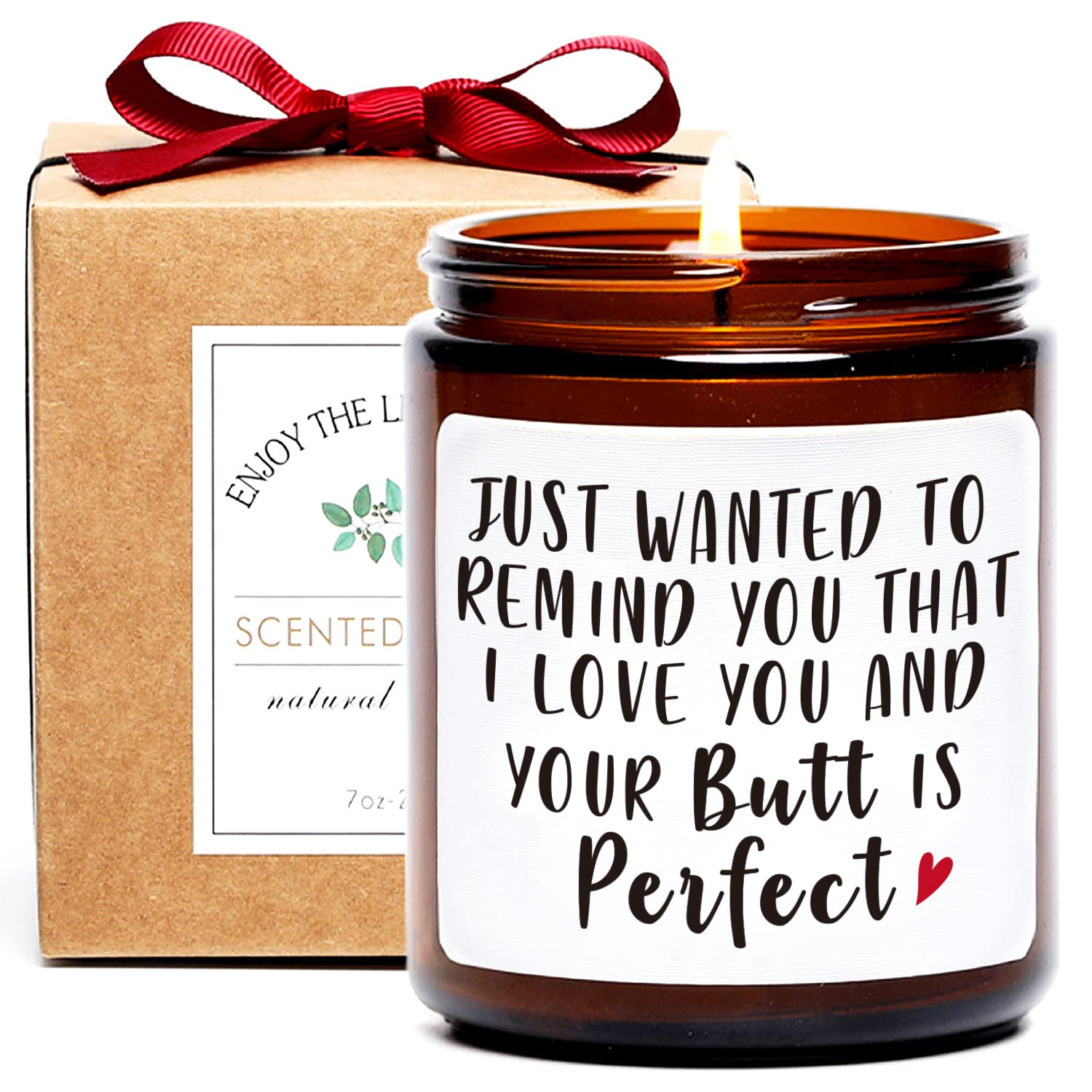 Romantic Scented Candles for Couples - Funny 'I Love You' Gifts for Her/Him, Wife/Husband, Girlfriend/Boyfriend - Perfect Birthday & Anniversary Gift Idea - Creates Cozy Atmosphere for Date Nights & Relaxation
