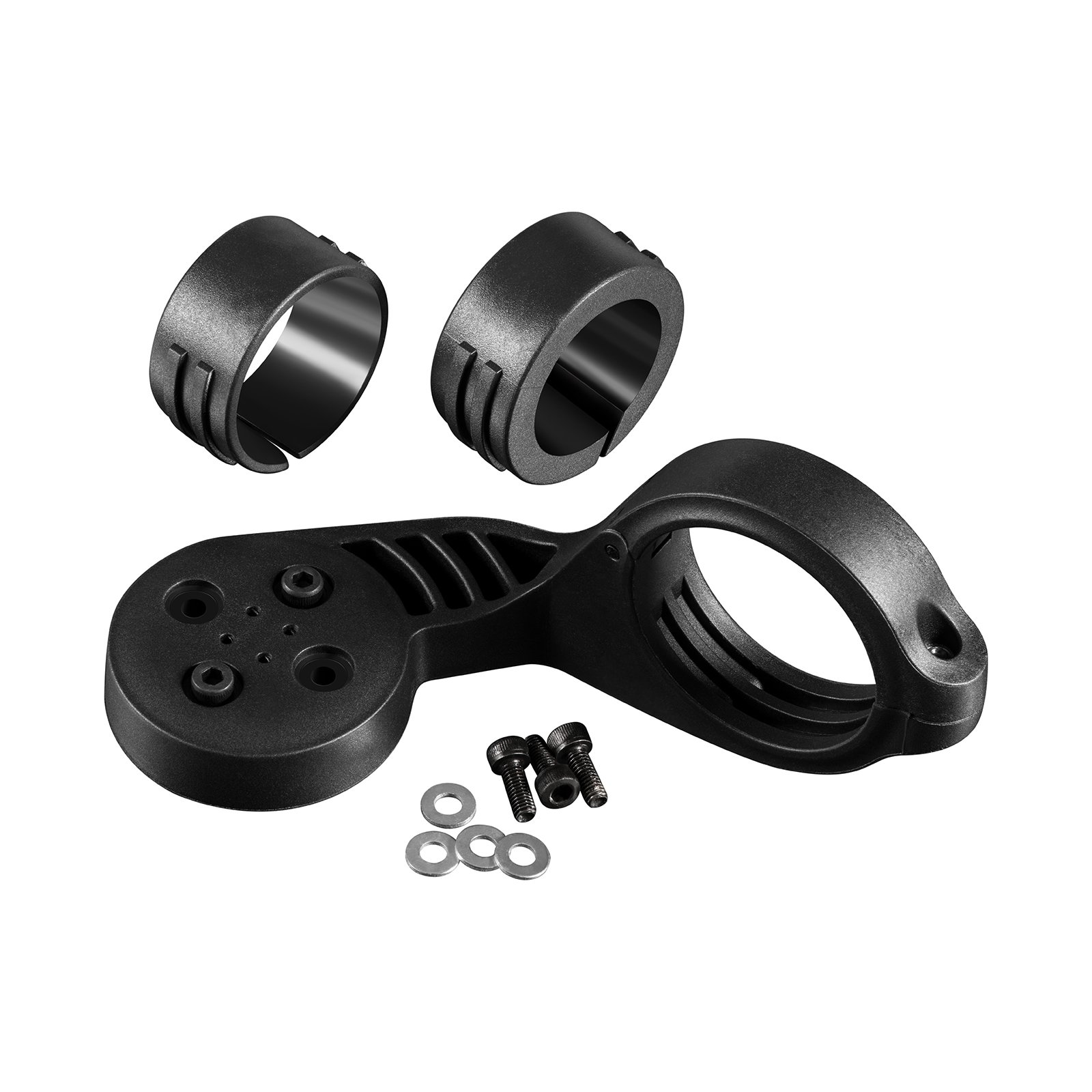 Garmin Edge 530/830/1030 Plus/1040/1040 Solar Bike GPS Mount - Universal Bicycle Handlebar Mount for GPS, Headlight & Camera - Out Front Bike Accessory for Road Cycling & Mountain Biking Adventures
