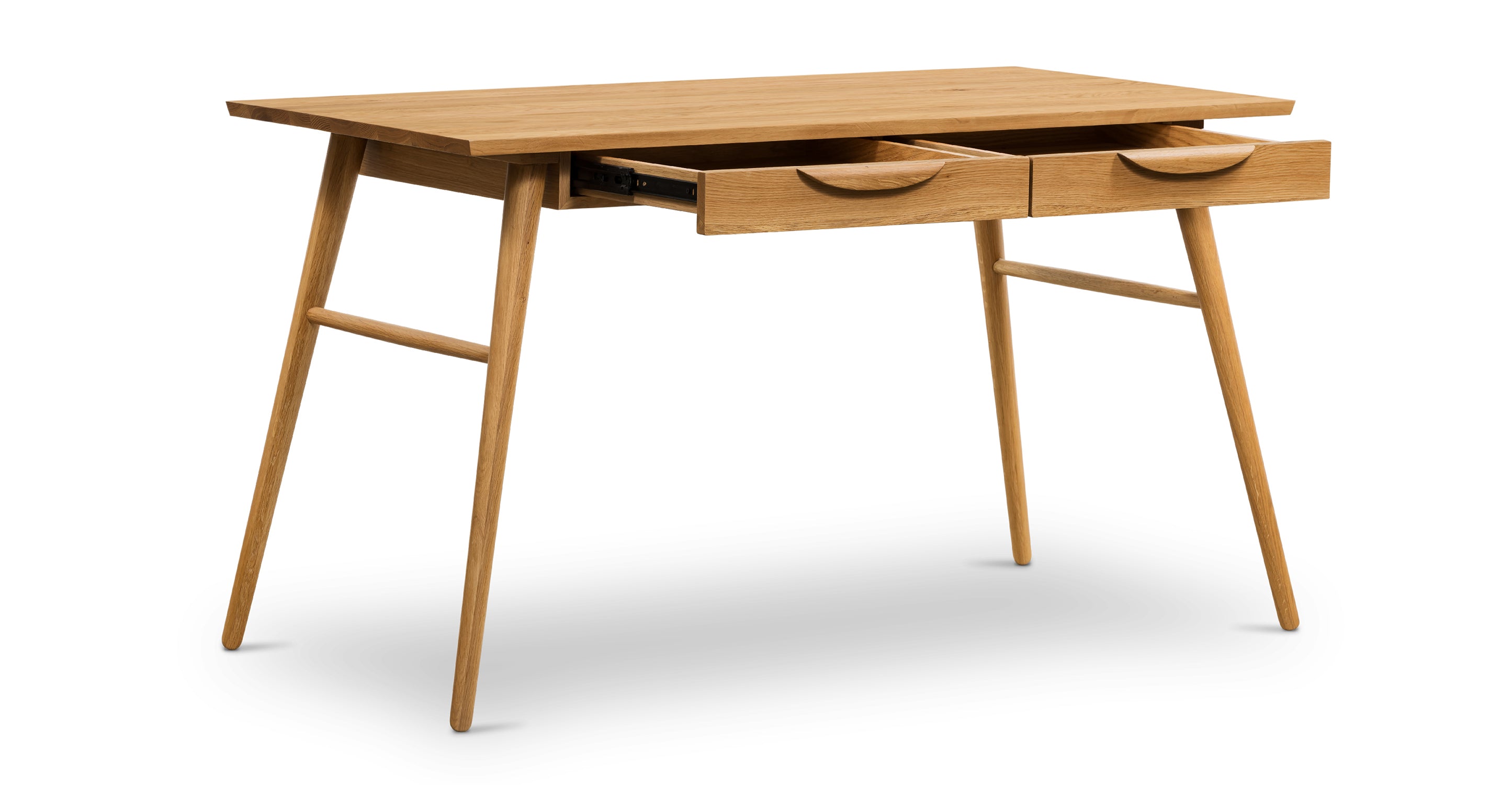 Ergonomic Etta Office Desk - Modern Writing Desk with Storage Drawer, Home Office Furniture for Small Spaces | Perfect for Remote Work, Study & Crafting