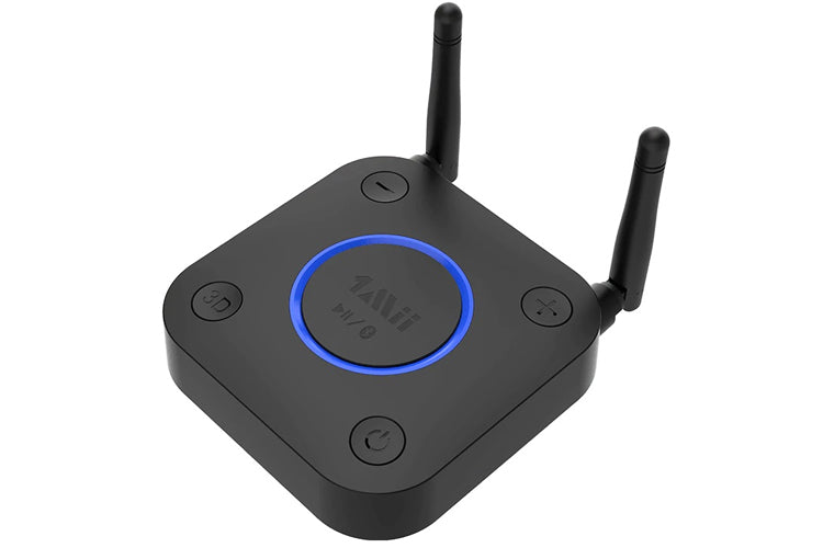 1Mii B06 Pro Bluetooth 5.0 Audio Receiver - Wireless Hi-Fi Stereo Adapter for Home Theater, Car, Speakers | Long Range, Low Latency, Dual Link