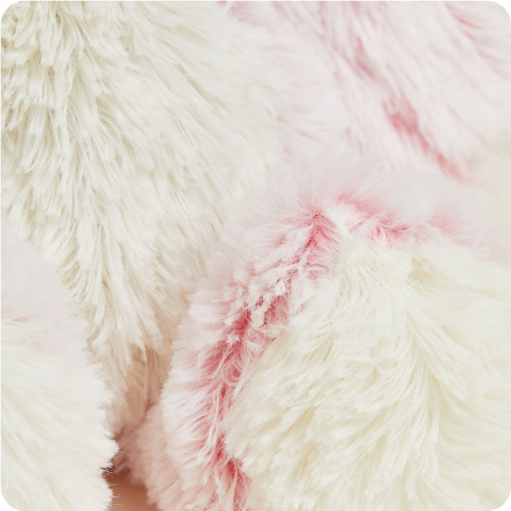 Pink Marshmallow Bear Warmies - Microwaveable Heating Plush Toy for Kids & Adults | Perfect for Stress Relief, Cold Weather, and Relaxation