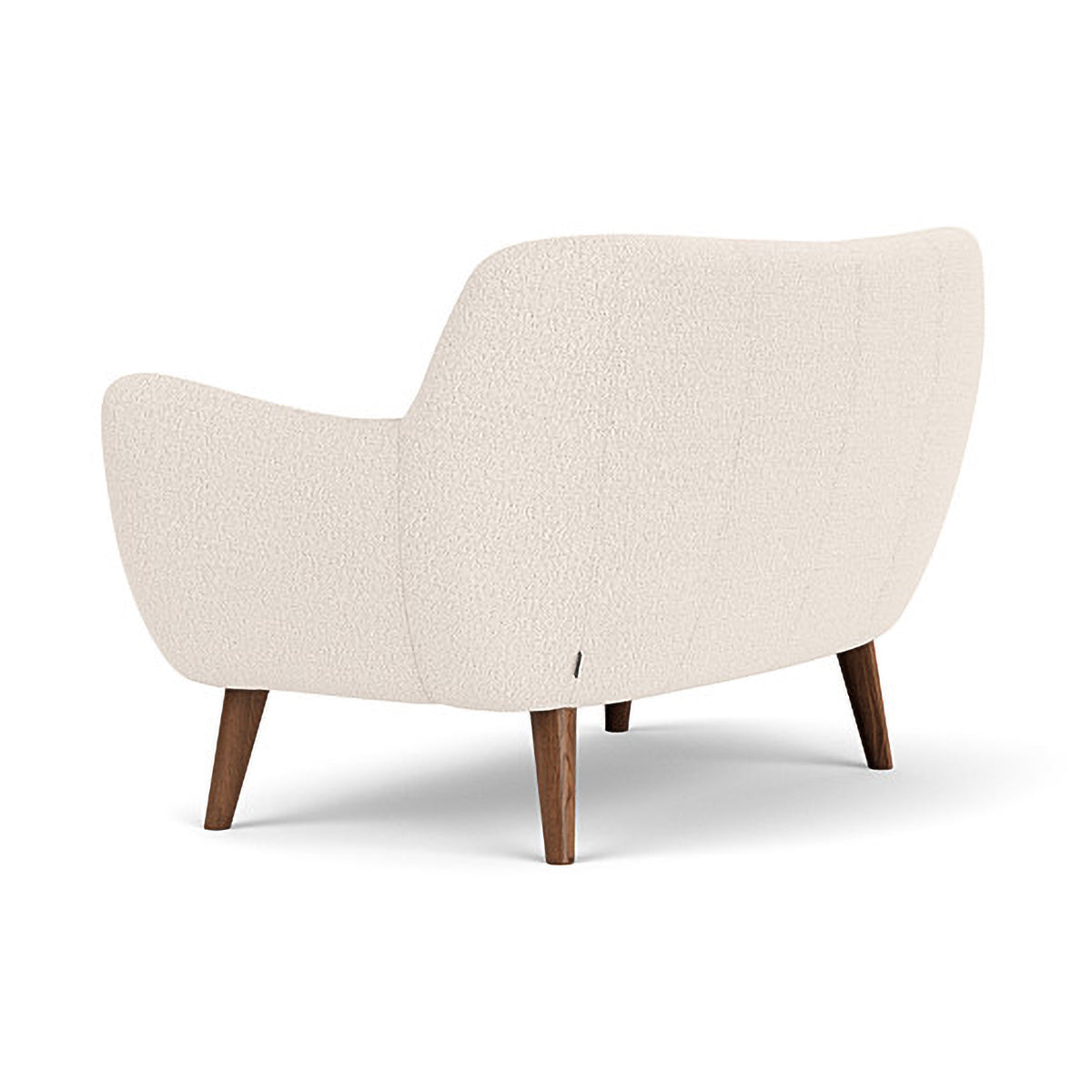 Herman Boucle 2 Seater Sofa - Modern Upholstered Loveseat for Living Room, Lounge & Small Spaces | Soft Fabric Couch with Sturdy Frame | Perfect for Apartments, Dorms & Cozy Home Decor