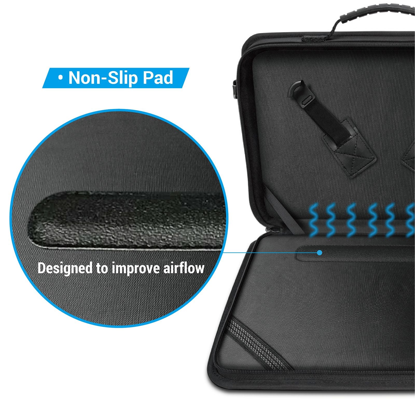 iBenzer Bumptect Protective Laptop Carrying Case - Shockproof & Water-Resistant Sleeve for 13-15 Inch MacBook Pro/Air, Dell, HP - Perfect for Travel, Office & School Commute