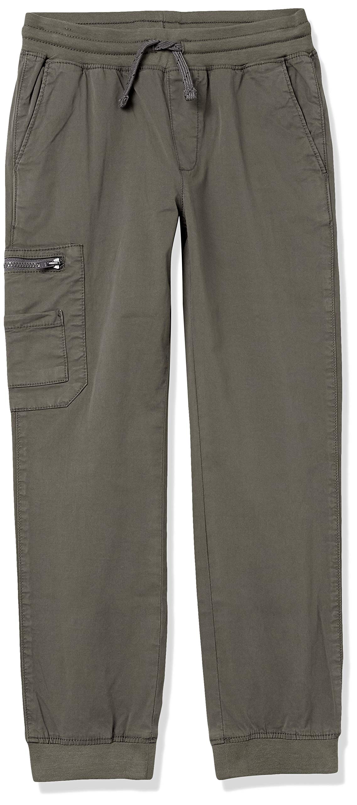 Amazon Essentials Boys Woven Zip-Pocket Cargo Jogger Pants - Comfortable Athletic Pants for Kids, School, Play & Outdoor Activities
