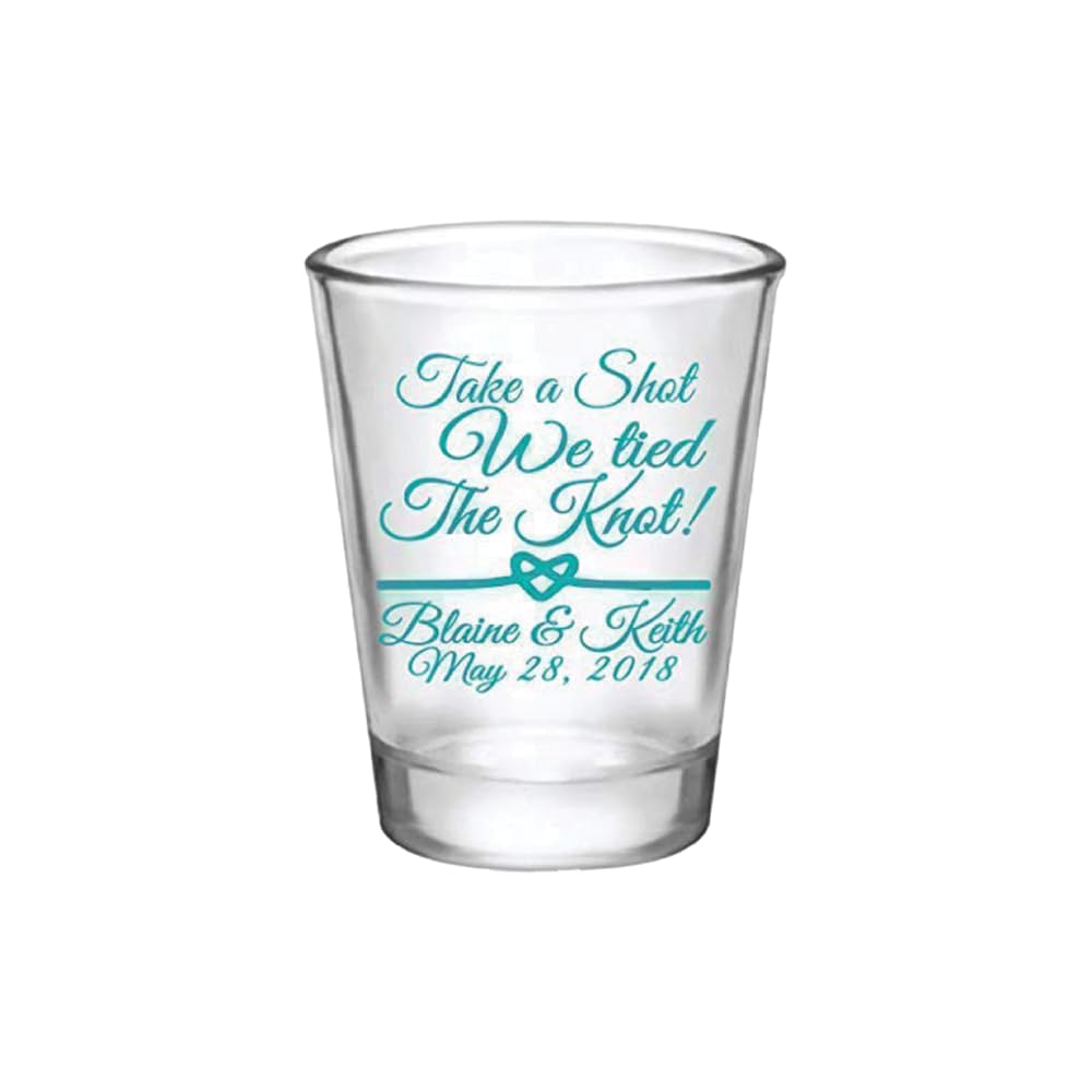 Personalized 1.75oz Glass Shot Glass - 