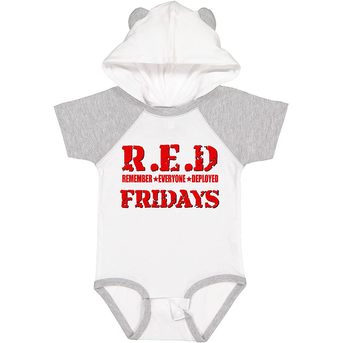 Inktastic Red Fridays Baby Bodysuit - Soft Cotton Infant Onesie for Boys & Girls - Perfect for Casual Wear, Holidays, and Patriotic Events