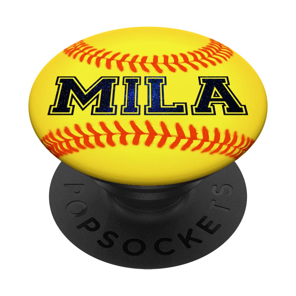 Personalized Softball with Girl's Name - Custom Sports Gift for Female Athletes - Perfect for Games, Practice, and Team Gifts