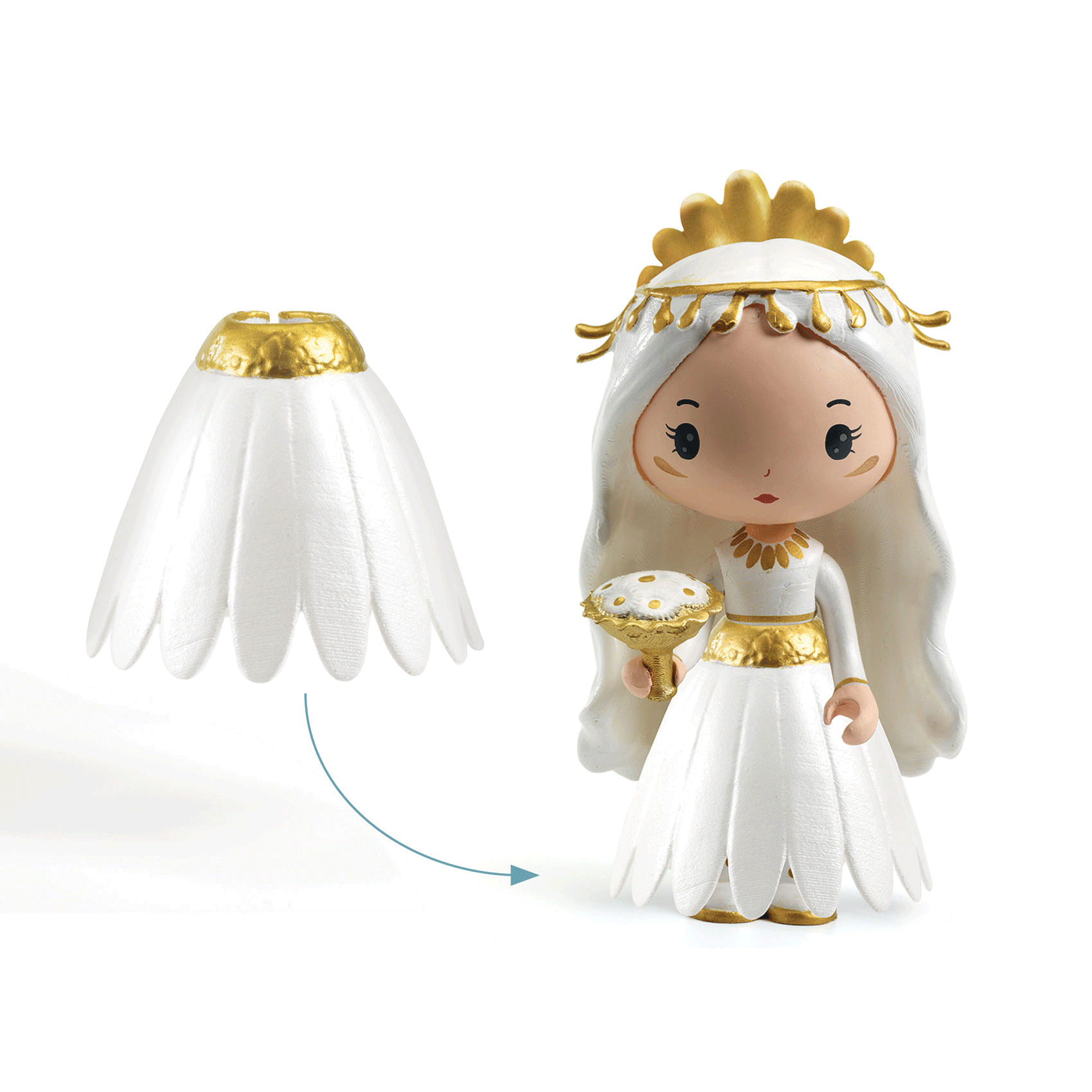 Djeco Marguerite & Leopold Tinyly Doll Figures - Adorable Collectible Miniature Dolls for Kids, Perfect for Playtime, Storytelling & Nursery Decor