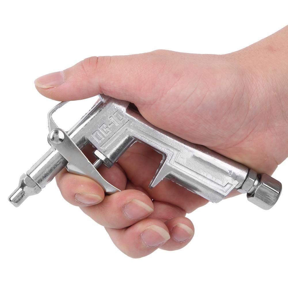 DG-10 Adjustable Pneumatic Air Nozzle Blow Gun - Aluminum Alloy Dust Cleaning Tool for Motorcycle Repair, Workshop & Industrial Cleaning (High-Pressure Air Duster for Auto Maintenance, Electronics, HVAC Systems)