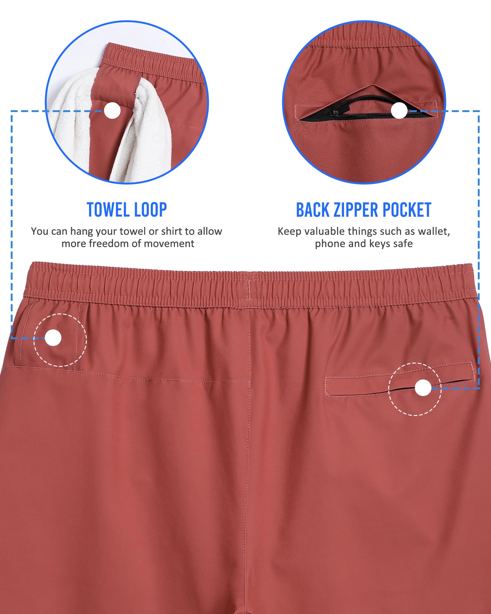Maamgic Men's 5-Inch Quick Dry Gym Running Shorts - 2-in-1 Athletic Workout Shorts with Liner | Perfect for Running, Training & Outdoor Activities