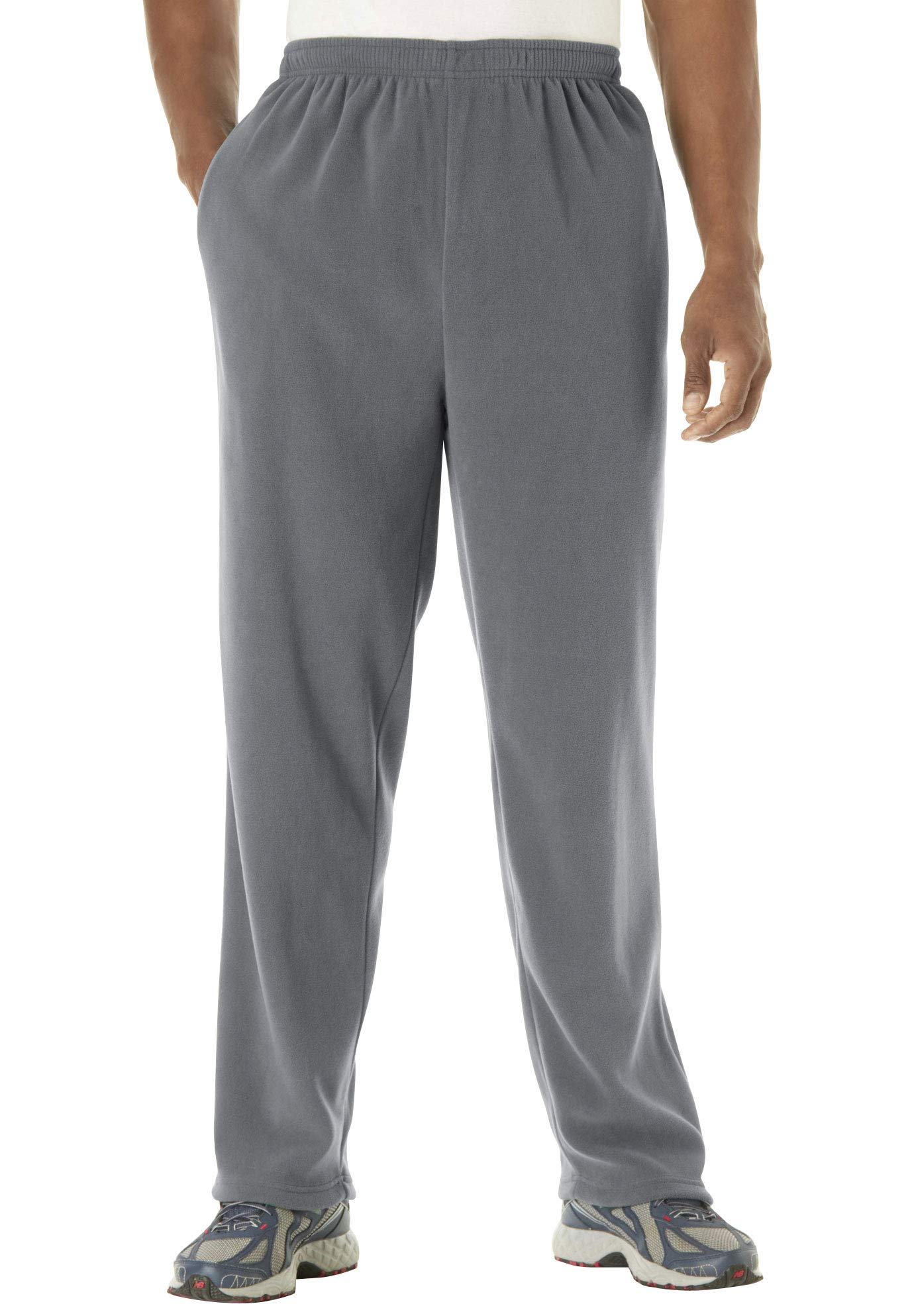 KingSize Men's Big & Tall Explorer Plush Fleece Lounge Pants - Soft & Comfortable Winter Sleepwear for Tall Men - Perfect for Home, Lounging & Cold Weather