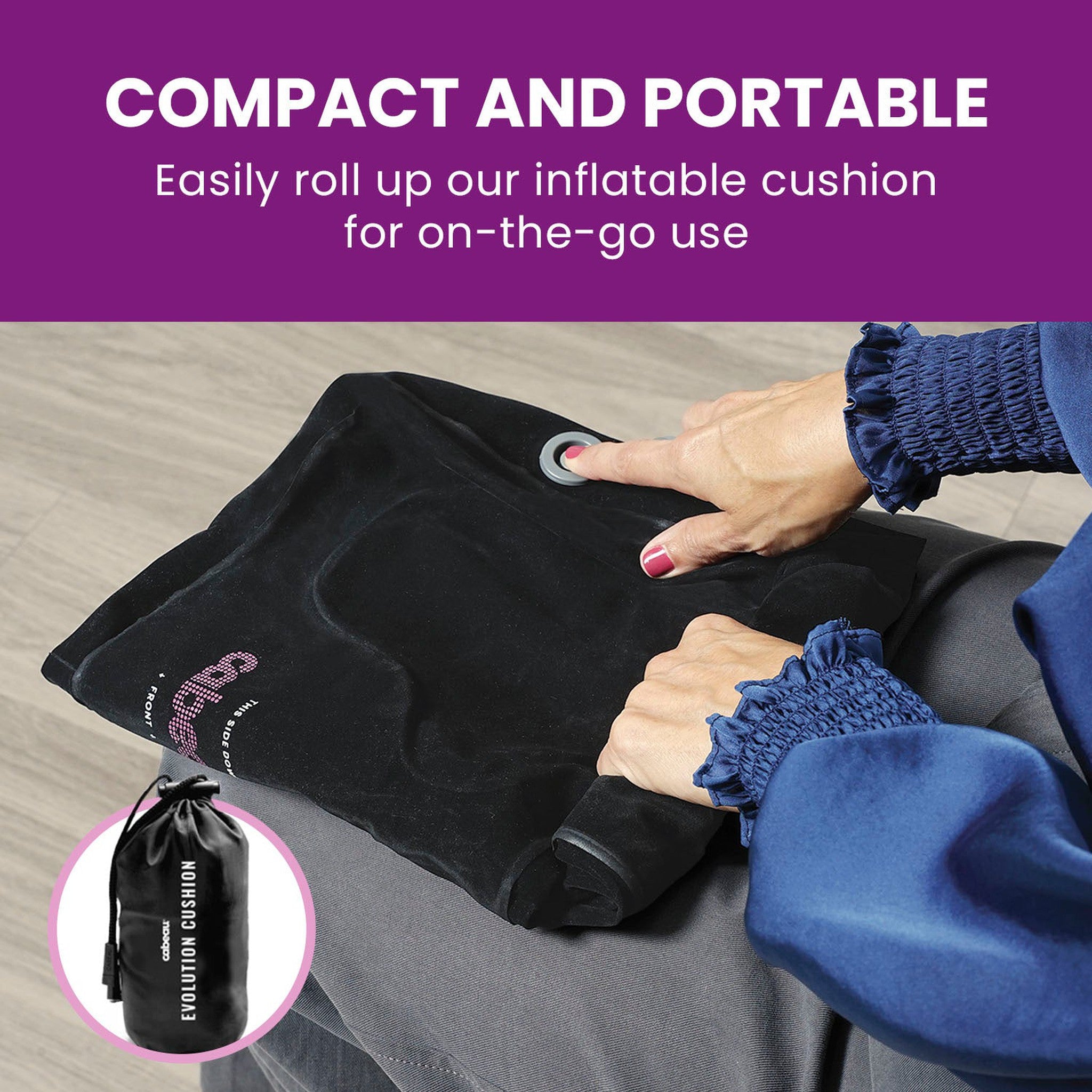 Cabeau Evolution Neck Pillow Travel Pillow for Airplanes, Cars & Home - Memory Foam Support for Neck & Head - Perfect for Long Flights, Road Trips & Relaxation