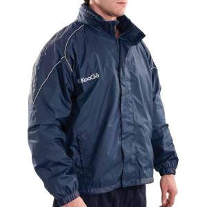 Kooga Eastland 3 Pitchside Training Rugby Jacket - Navy/Silver - Perfect for Rugby Practice & Outdoor Sports