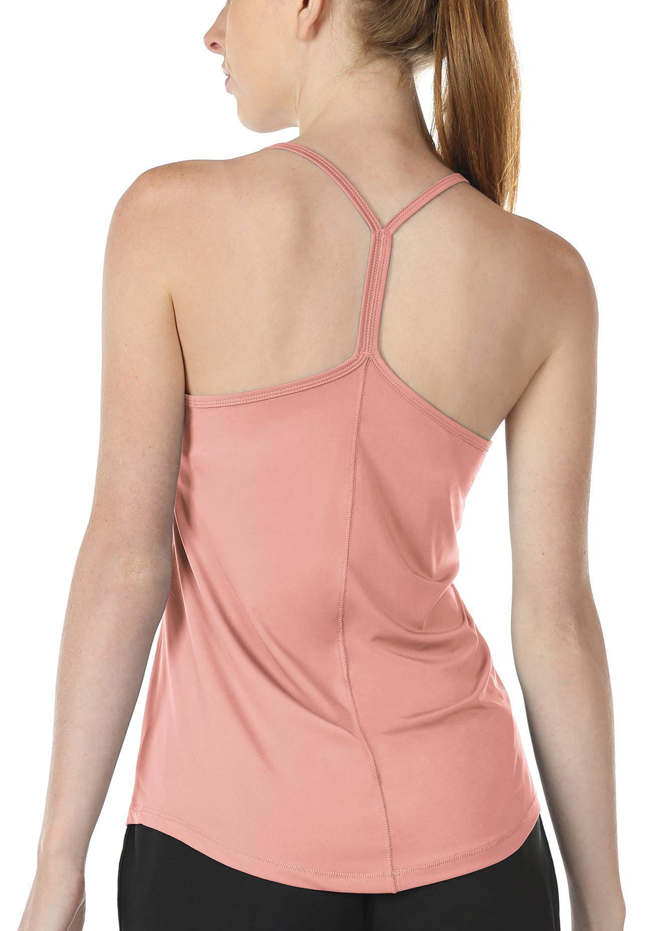icyzone Women's Workout Tank Tops - Breathable Athletic Yoga Shirts with Open Back & Straps for Running, Gym & Fitness | Perfect for Yoga, Cardio & Summer Workouts