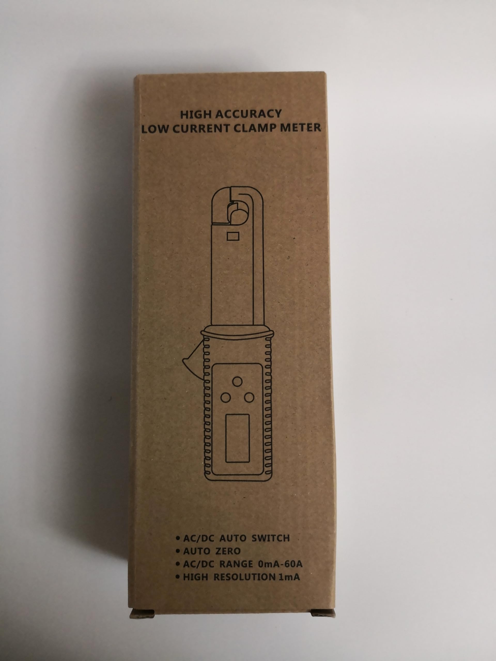 DY260 AC/DC Low Current Clamp Meter - 1mA to 60A Automotive Battery Leak Tester | Perfect for Car Battery Maintenance, Electrical Diagnostics & HVAC Systems