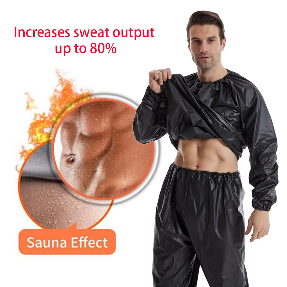 Premium Sauna Sweat Suit for Women & Men - Weight Loss Workout Gear for Gym, Exercise & Fitness Training | Ideal for Hot Yoga, Running & Home Workouts