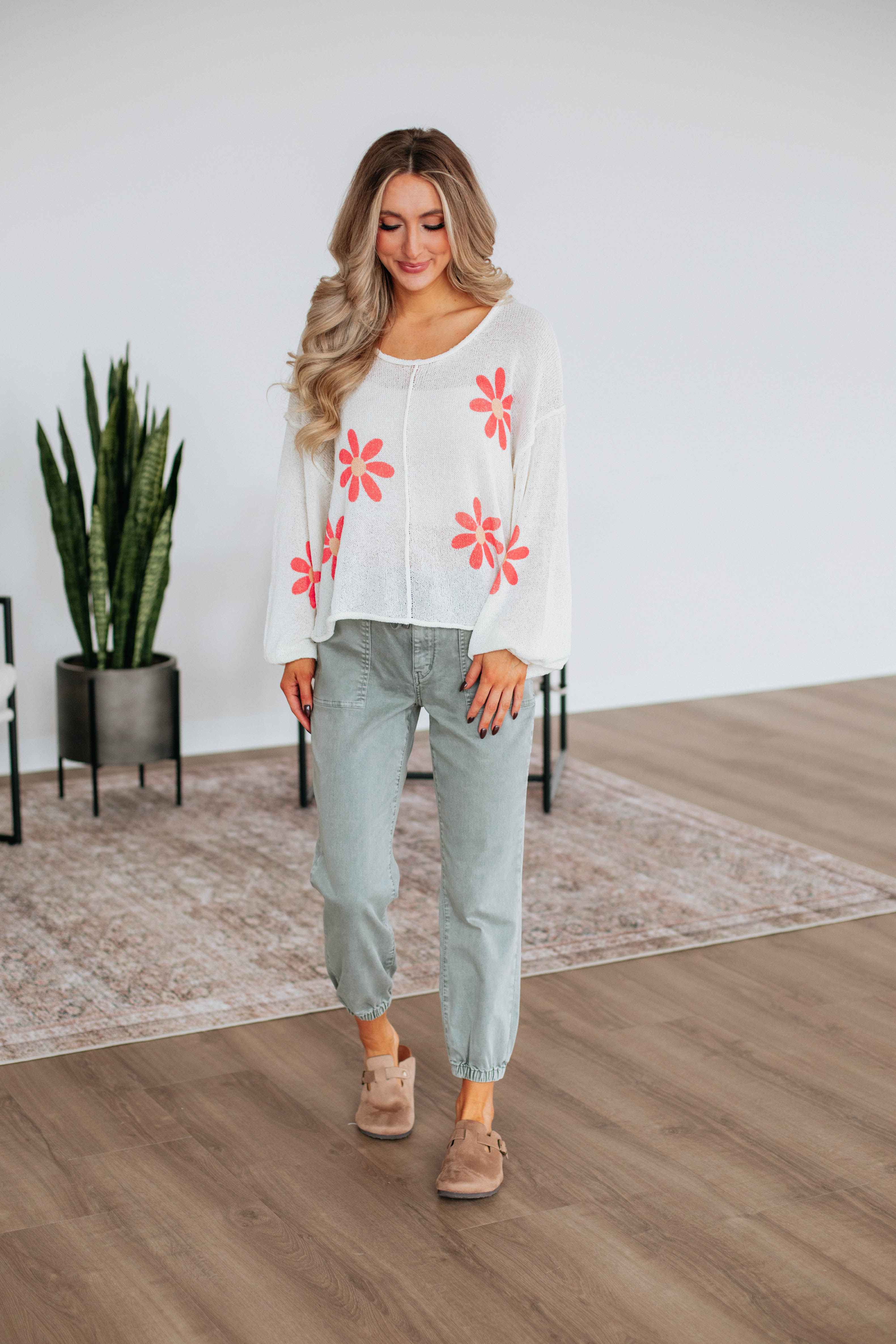 Drea Mica Joggers for Women - Soft Dusty Sage Green Lounge Pants - Comfortable Casual Wear for Yoga, Running, and Home Relaxation