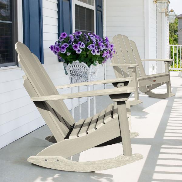 Premium Outdoor Classic Westport Adirondack Rocking Chair - All-Weather Resistant, Comfortable Patio & Garden Rocking Chair for Porch, Deck, Backyard Relaxation