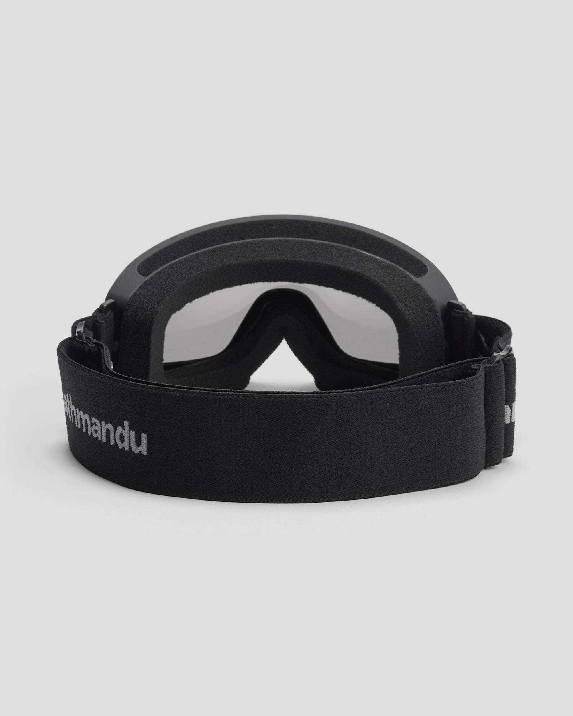 PWDR Days Kids Snow Goggles - Black Stingray Style for Boys & Girls - UV Protection Winter Sports Eyewear for Skiing, Snowboarding & Outdoor Adventures