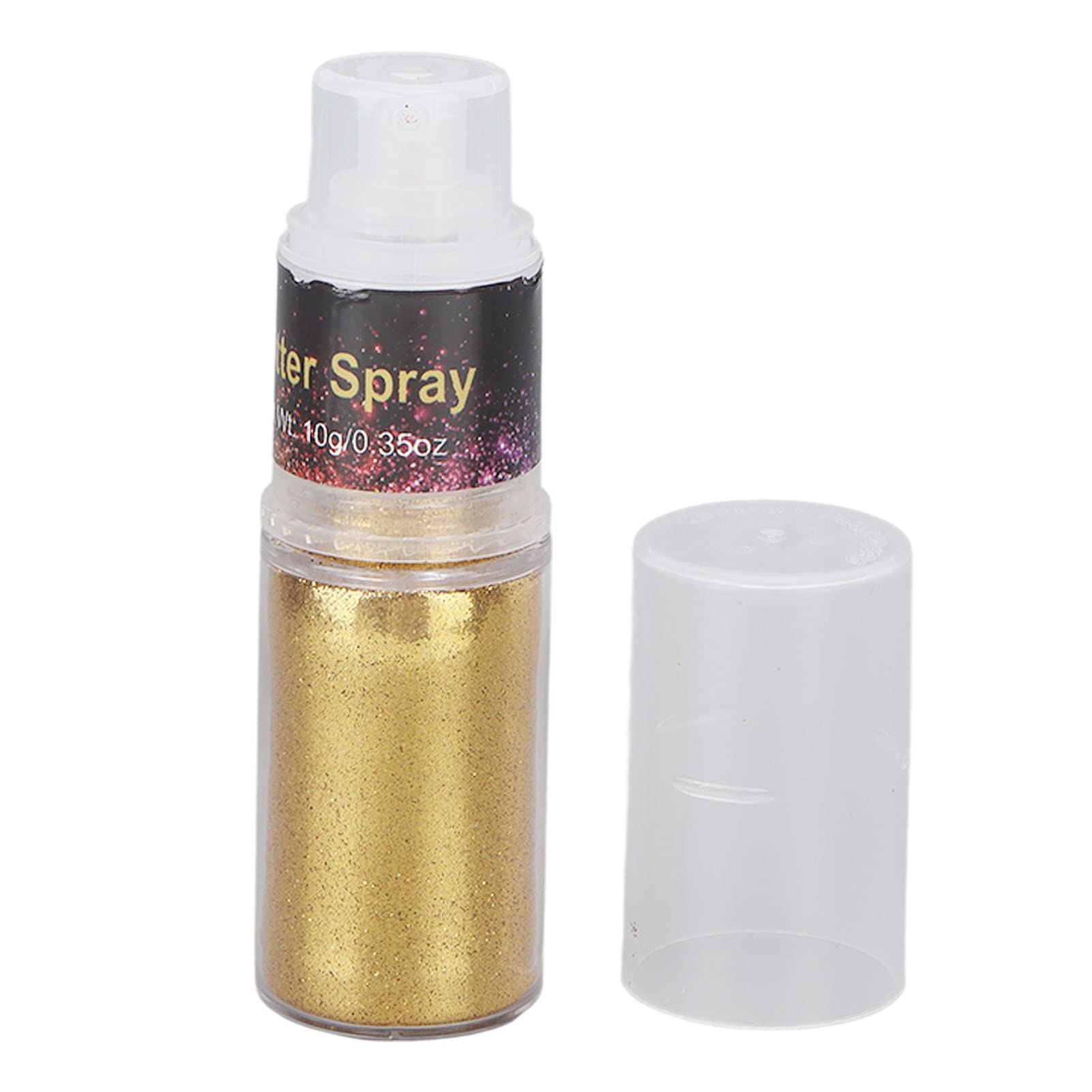 Gold Glitter Powder for Face & Body Art - 0.4oz Temporary Tattoo & Nail Art Glitter - Perfect for Halloween, Cosplay, Festival Makeup & DIY Crafts