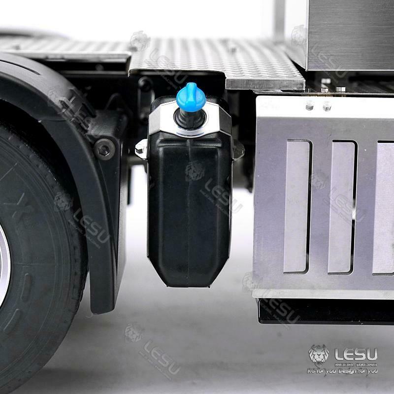 1/14 LESU RC Tractor Truck - 6x6 Metal Remote Control Vehicle with 3-Speed Transmission, 3363 Assembled Chassis, Motor & Servo - DIY Car Model for Off-Road Adventure & Collectors