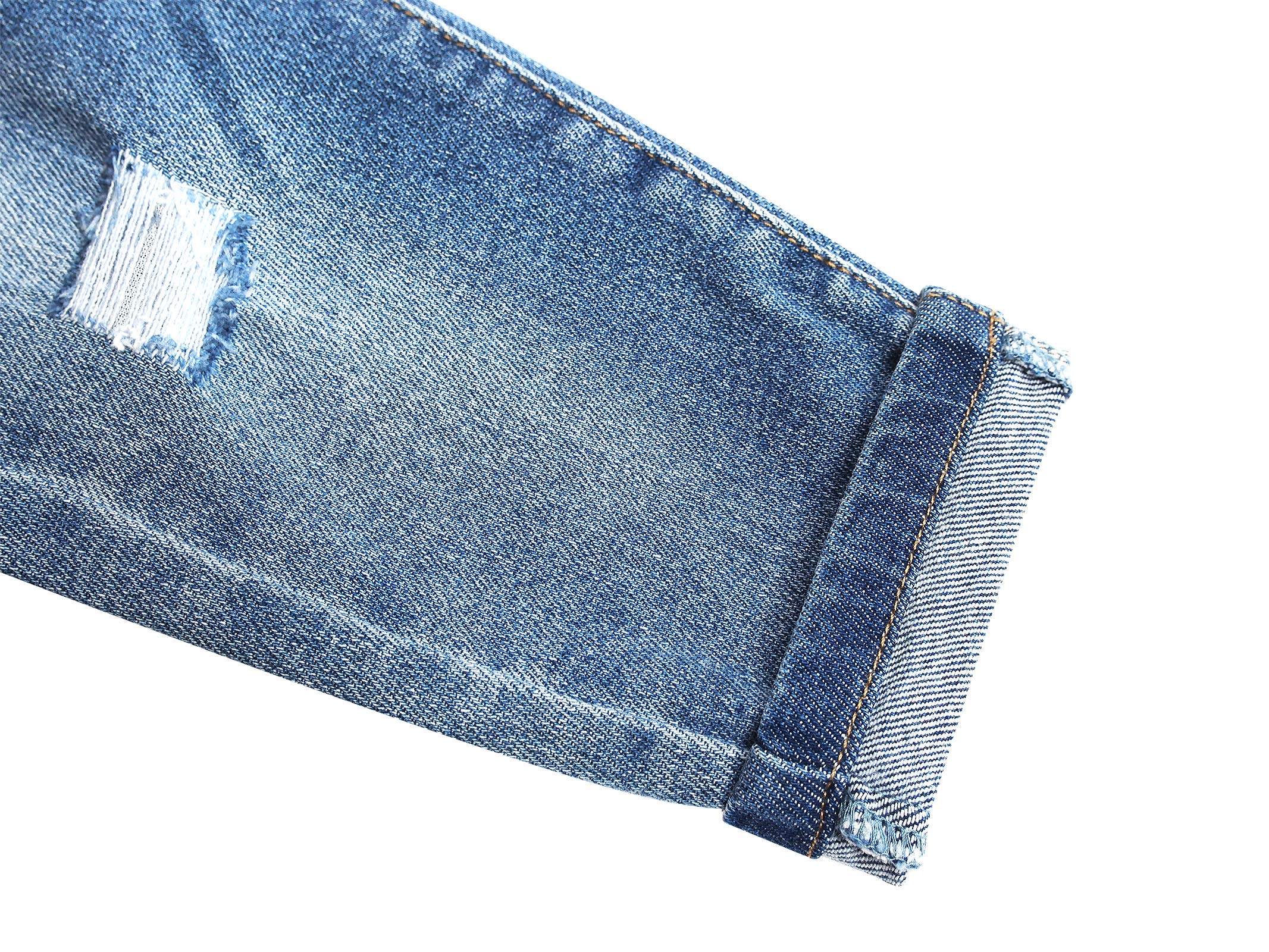 KIDSCOOL SPACE Girls Elastic Waist Slim Jeans - Ripped Fashion Denim Pants for Teen Girls | Comfortable Stretchable Skinny Jeans for School, Playdates & Everyday Wear