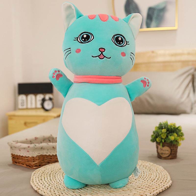 Adorable Kawaii Stuffed Cat Plush Toy - Cosmo The Cute Anime Style Plushie for Kids, Girls & Collectors | Perfect for Bedroom Decor, Birthday Gifts & Anime Lovers