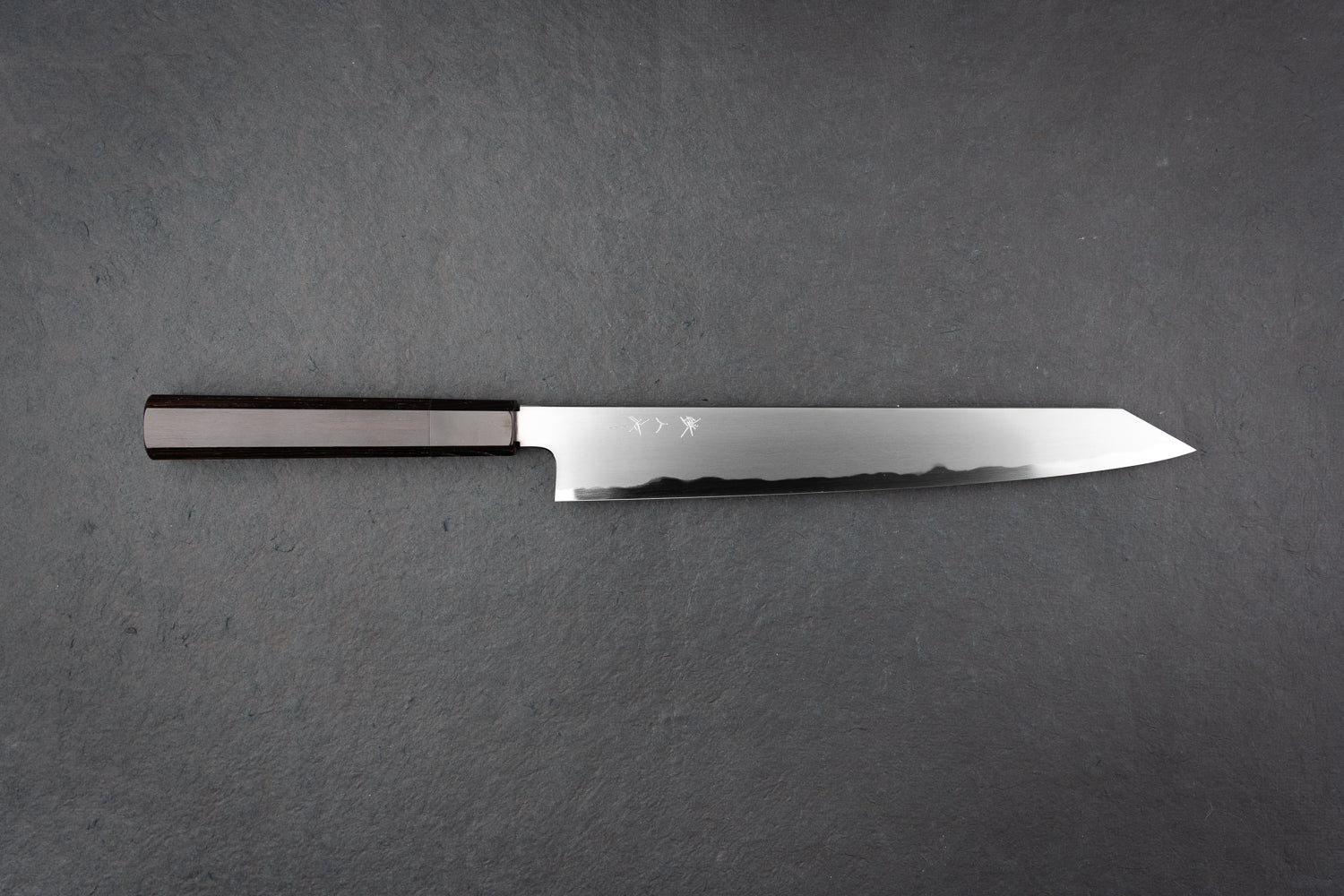 Premium Tetsujin Hamono Aogami Blue Steel Kasumi Kiritsuke Sujihiki Knife 240mm - Japanese Chef Knife for Slicing Meat, Fish & Sushi - Perfect for Professional Chefs & Home Cooking