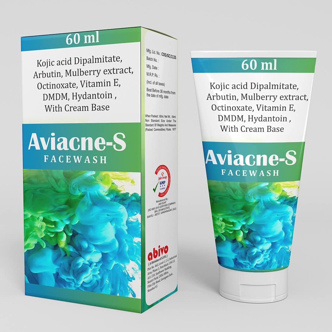 Aviacne-S Acne-Fighting Face Wash | Reduces Breakouts & Controls Oil for Clear, Glowing Skin | Gentle Formula for All Skin Types | Perfect for Daily Skincare Routine & Post-Workout Cleansing