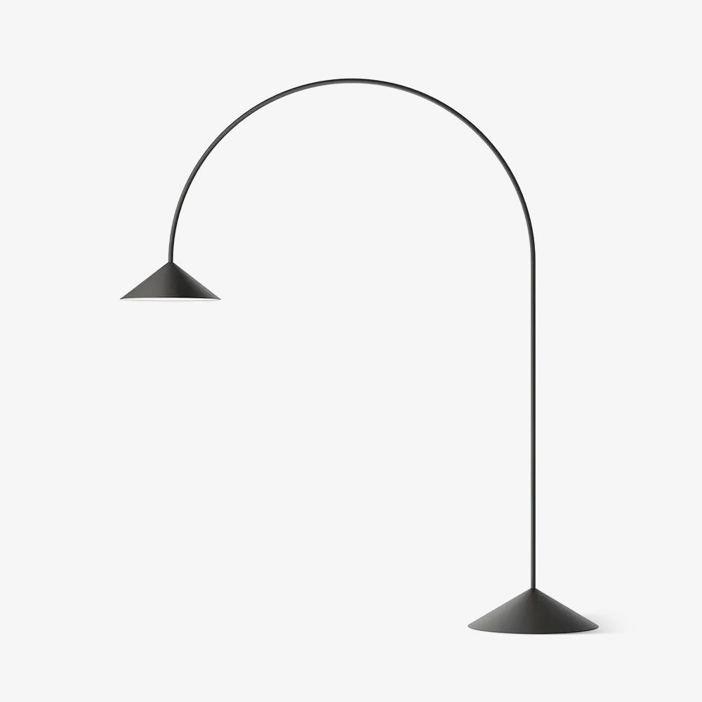 Modern Arc Floor Lamp - Adjustable Standing Light for Living Room, Bedroom & Office - Elegant Reading Light with Flexible Swing Arm