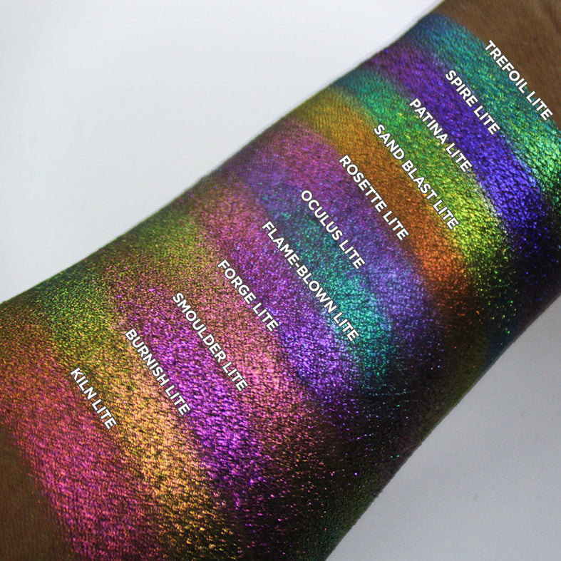 Flame Blown Lite | Multichrome Jewel-Toned Eyeshadow Palette - Perfect for Party Makeup & Night Out Glam Looks