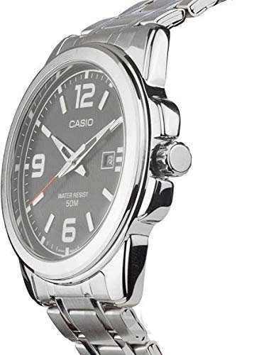 Casio Men's Stainless Steel Analog Quartz Watch - Classic Dress & Casual Style for Business, Office, and Everyday Wear