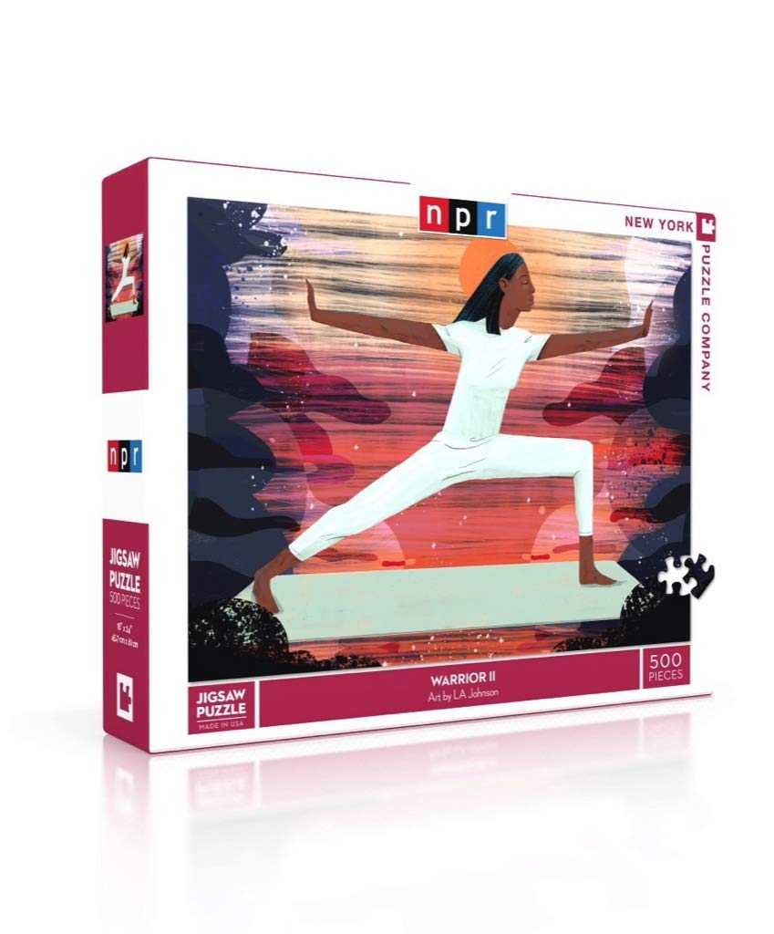 New York Puzzle Company NPR Warrior II 500 Piece Jigsaw Puzzle - Challenging Adult Puzzle for Relaxation & Home Decor | Perfect for Family Game Night & Puzzle Enthusiasts