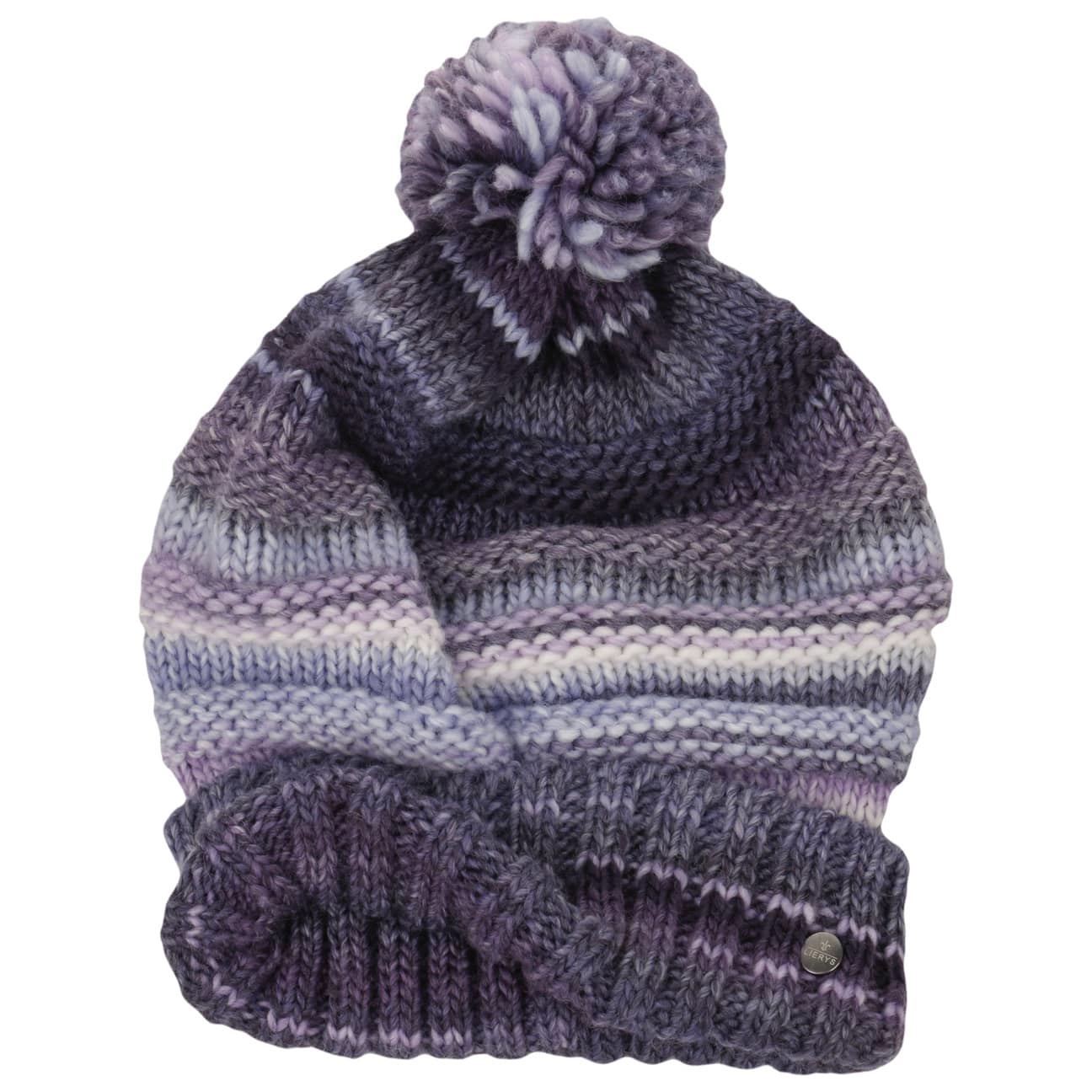Lierys Faux Fur Pompom Beanie - Soft Winter Knit Hat for Women & Men - Cozy Cold Weather Accessory for Skiing, Snowboarding & Outdoor Activities