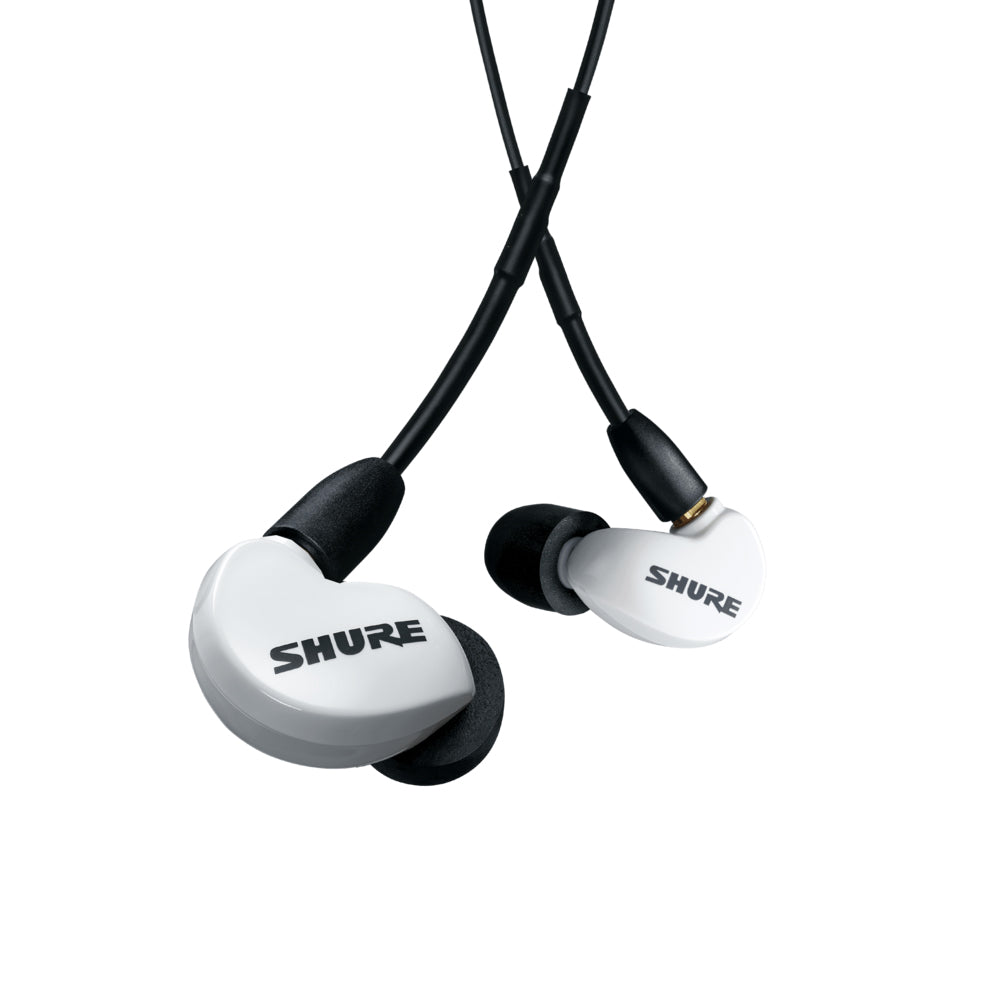 Shure AONIC 215 Wired Sound Isolating Earphones with Remote + Mic (Open Box) - Premium Noise Cancelling Earbuds for Music, Gaming & Calls - Perfect for Commuting, Workouts & Studio Recording