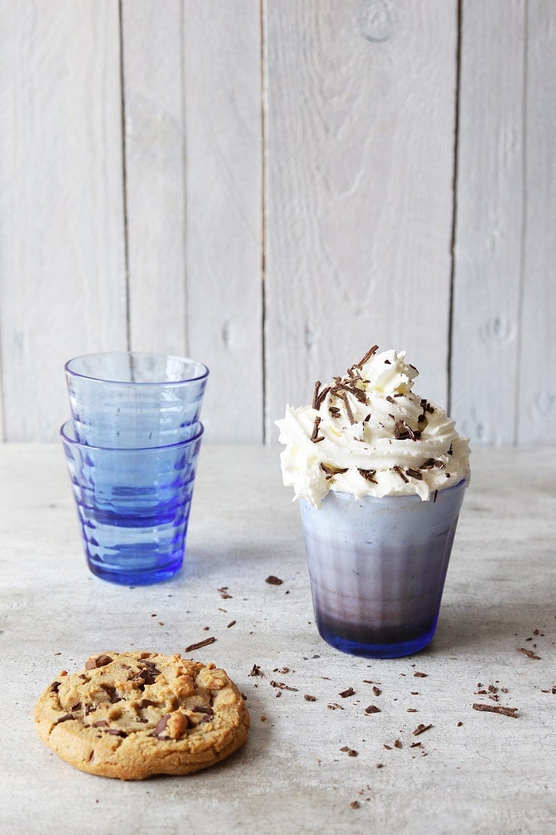Duralex Prisme French Glass Tumbler Set of 4 - 7.3 oz (220ml) Marine Blue - Shatterproof & Dishwasher Safe - Perfect for Coffee, Juice, and Cocktails at Home or Office