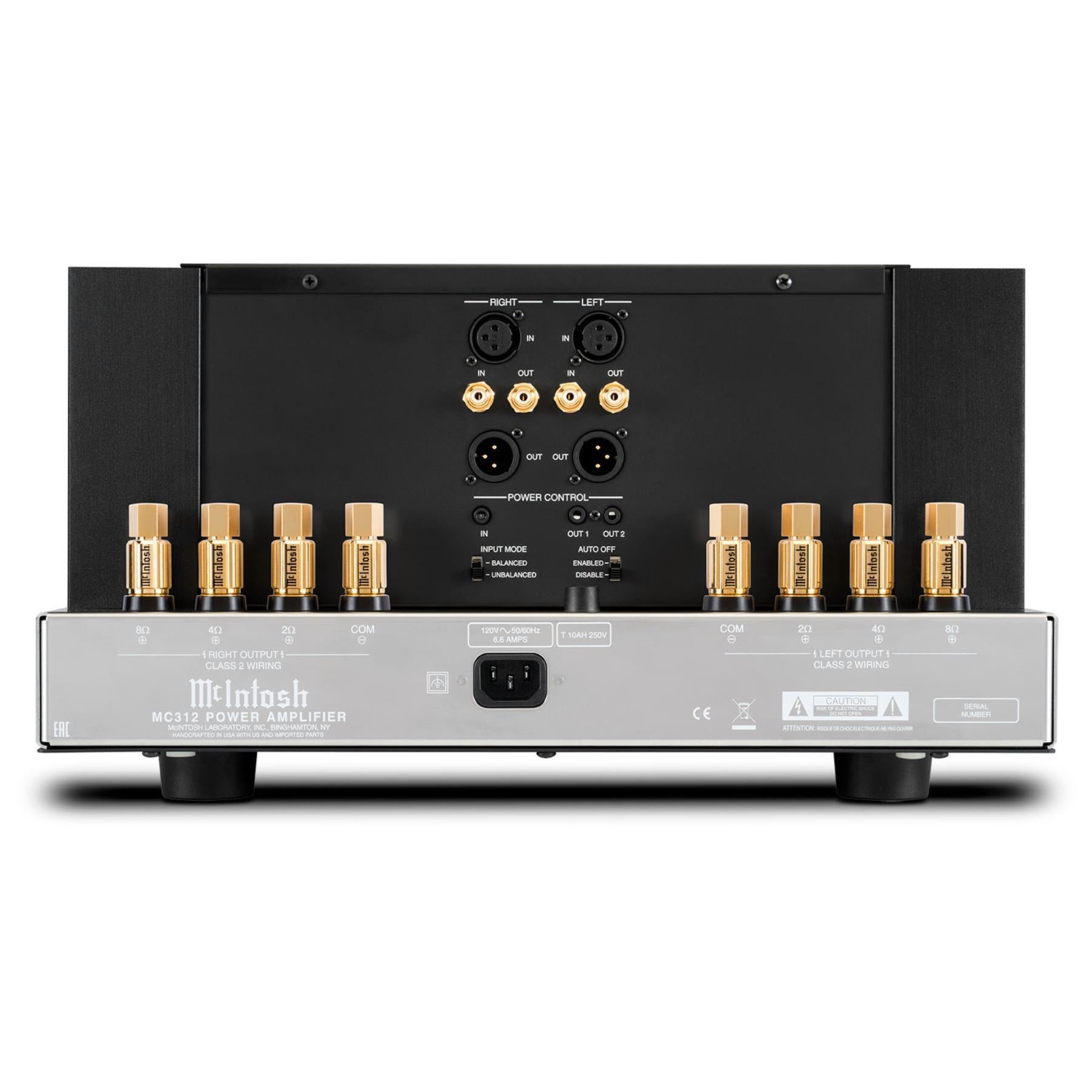 McIntosh MC312 2-Channel Solid State Power Amplifier - High-Fidelity Audio for Home Theater & Stereo Systems | Perfect for Audiophiles & Music Enthusiasts