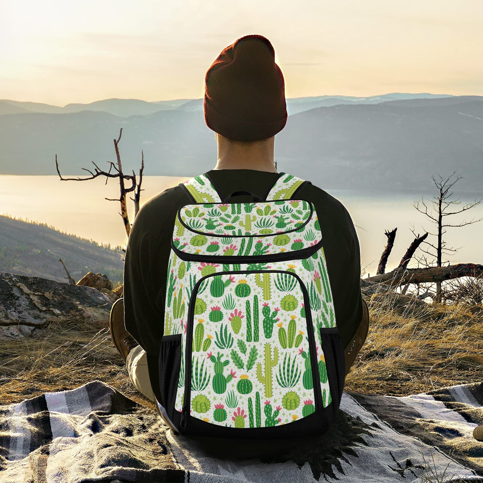 Insulated Cooler Backpack for Women & Men - Leakproof Picnic Lunch Bag for Beach, Work, Hiking, Camping, Park, Day Trips, and Outdoor Adventures