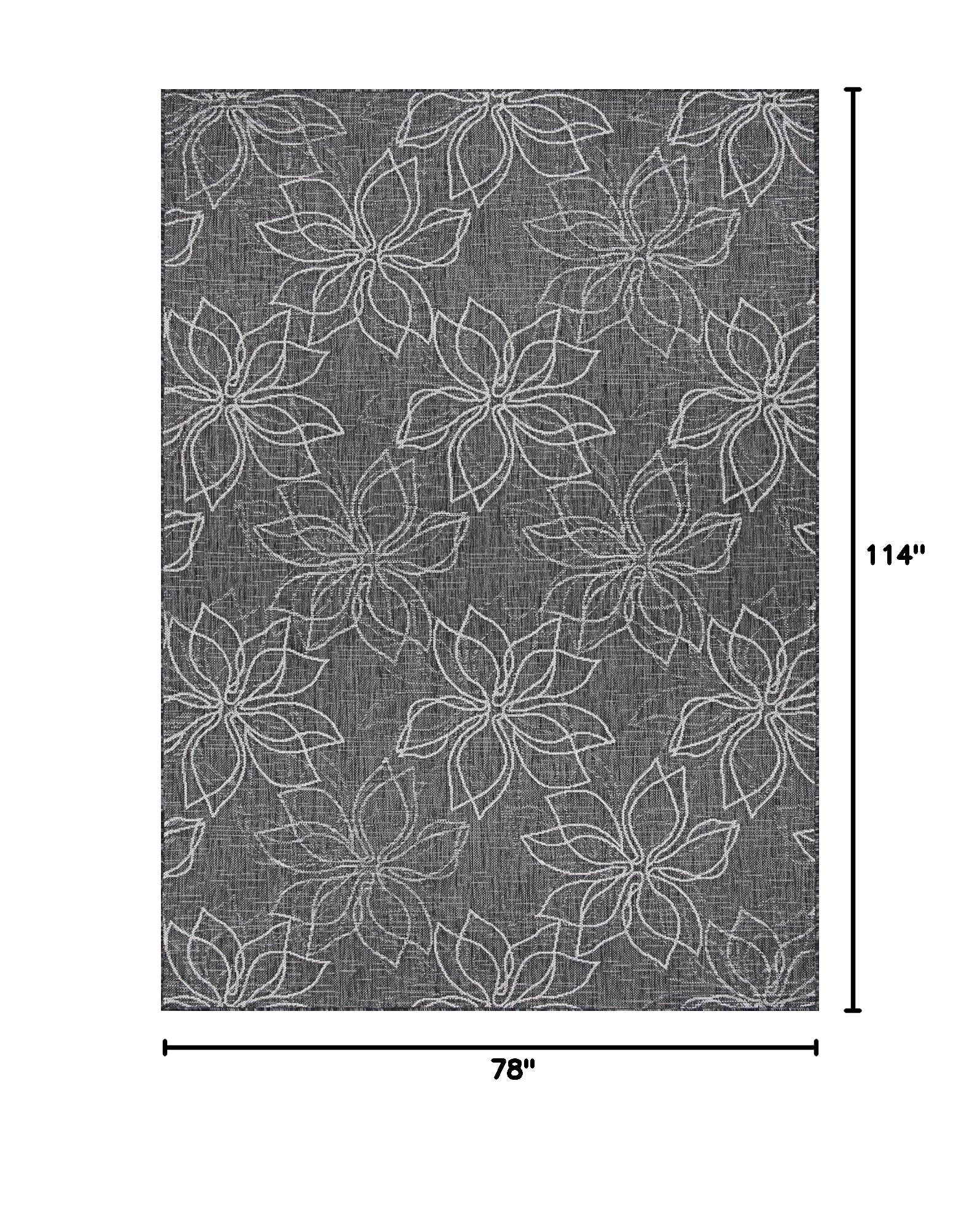 Couristan Charm Outdoor Area Rug - Botanical 6'6
