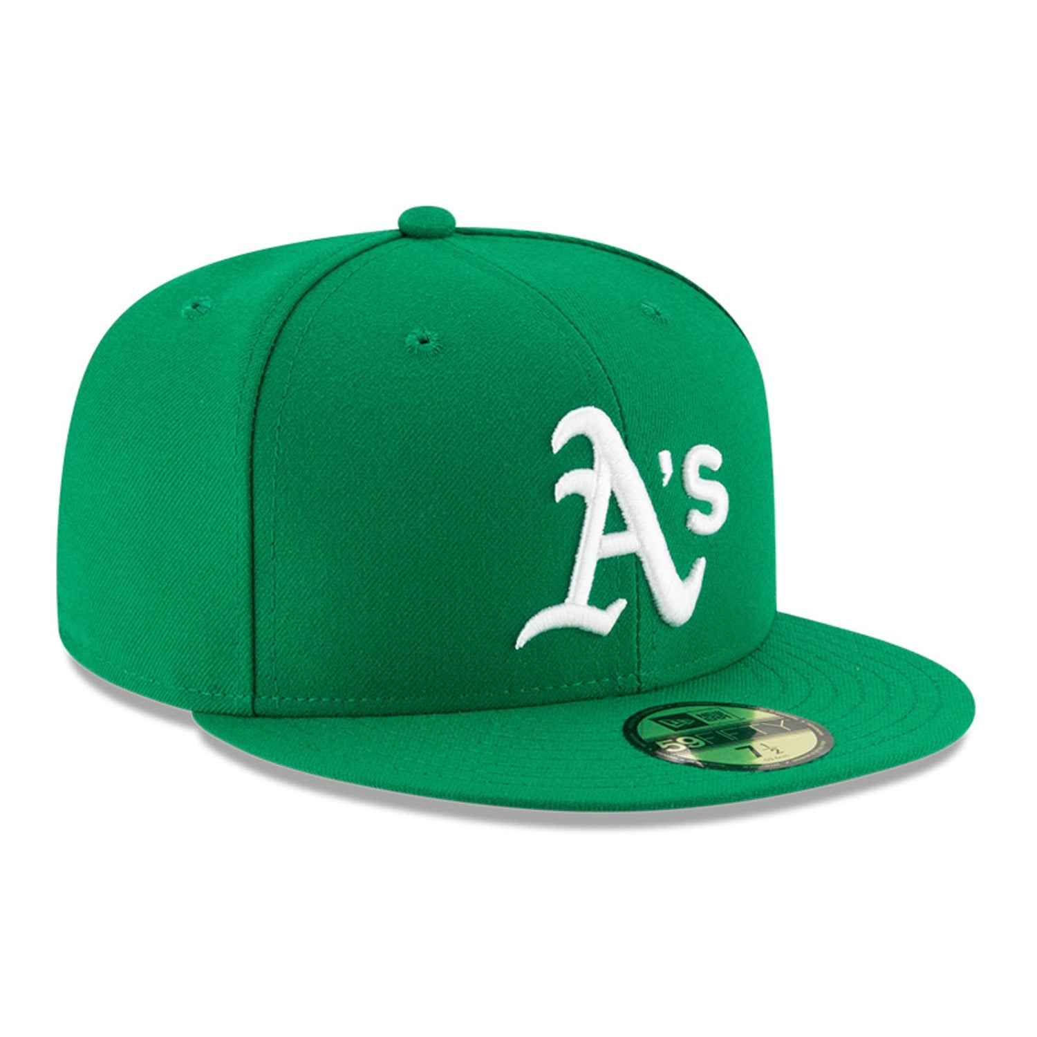 New Era 59Fifty Authentic MLB Oakland Athletics Alternate Snapback Hat - Kelly Green Baseball Cap for Men, Women | Game Day, Casual Wear, Sports Fan Gift