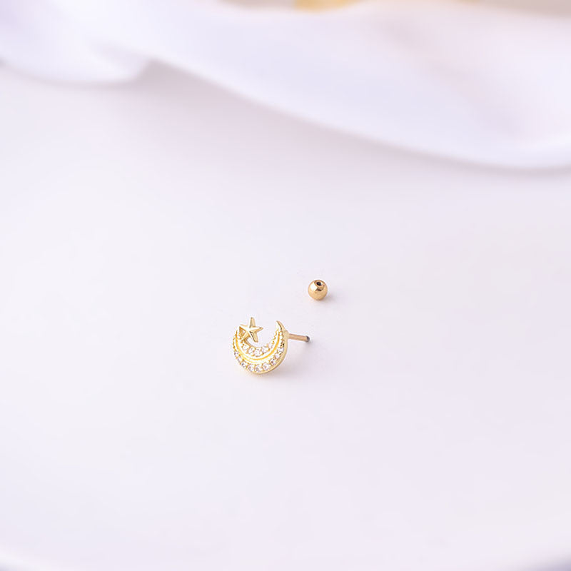 20G Cartilage Tiny Geometric Stud Earrings | HSPJ645 | Perfect for Everyday Wear, Parties & Gifts