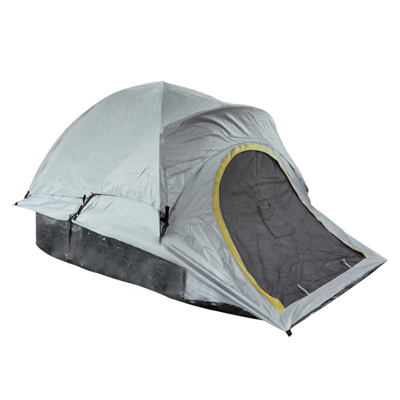 Premium 4-Season Pyramid Tipi Tent with Stove Jack & Windows - Family Camping Tent for 2-4 People (165cm) - Perfect for Backpacking, Hiking & Outdoor Adventures