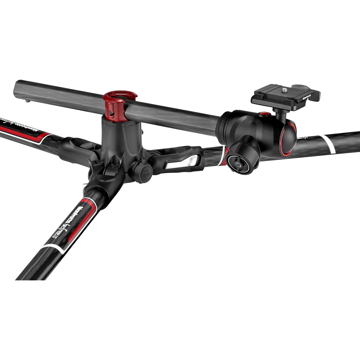 Manfrotto Befree GT XPRO Carbon Fiber Travel Tripod with 496 Center Ball Head - Lightweight Professional Camera Tripod for Travel Photography, Vlogging & Outdoor Shooting