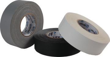 Dotline 2-Pack 55 Yard Heavy Duty White Gaffer Tape - Strong Adhesive Cloth Tape for Stage, Photography, and Event Setup