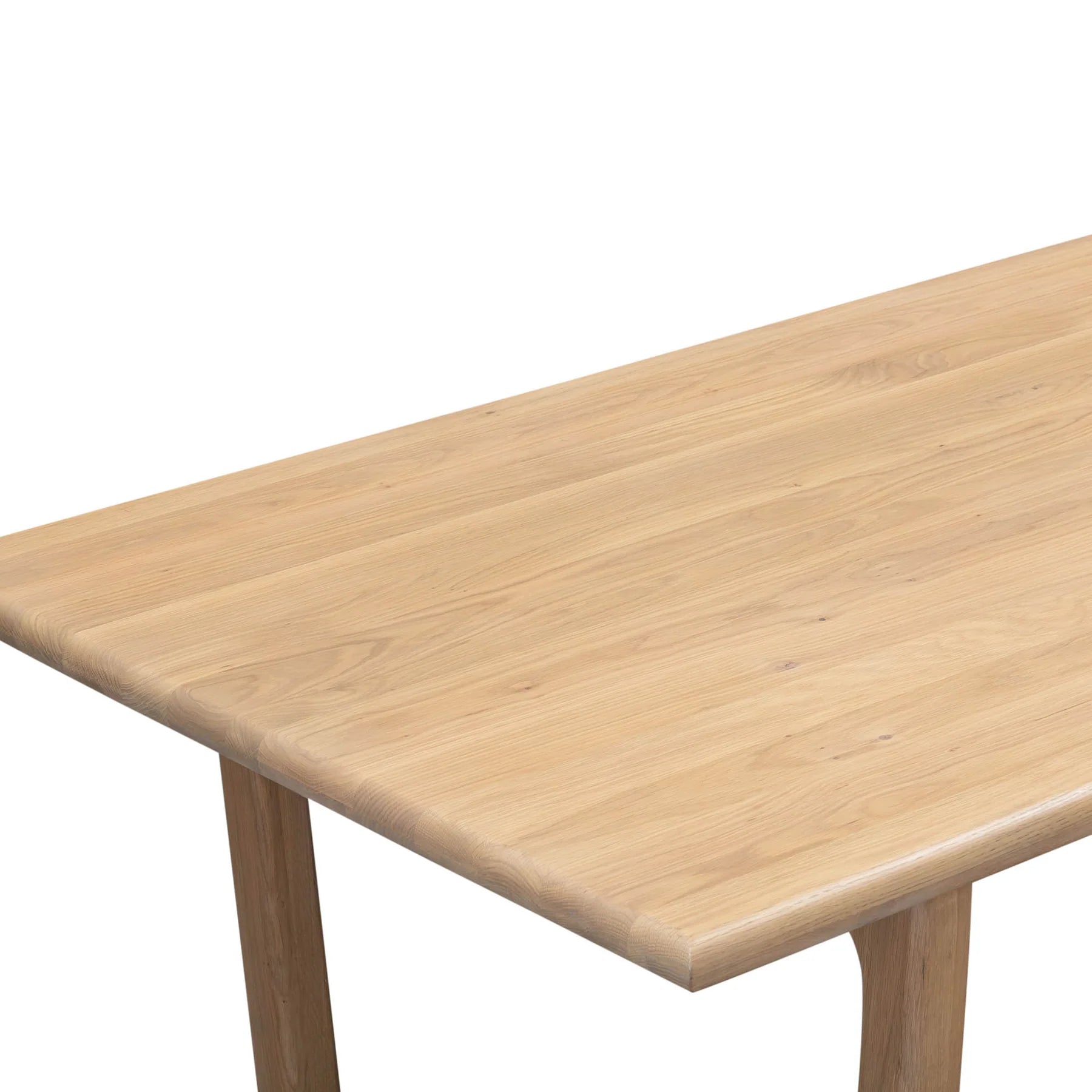 Elixir Dining Table - Solid Biscotti Oak Wood | Modern Farmhouse Style for Kitchen, Dining Room & Outdoor Entertaining