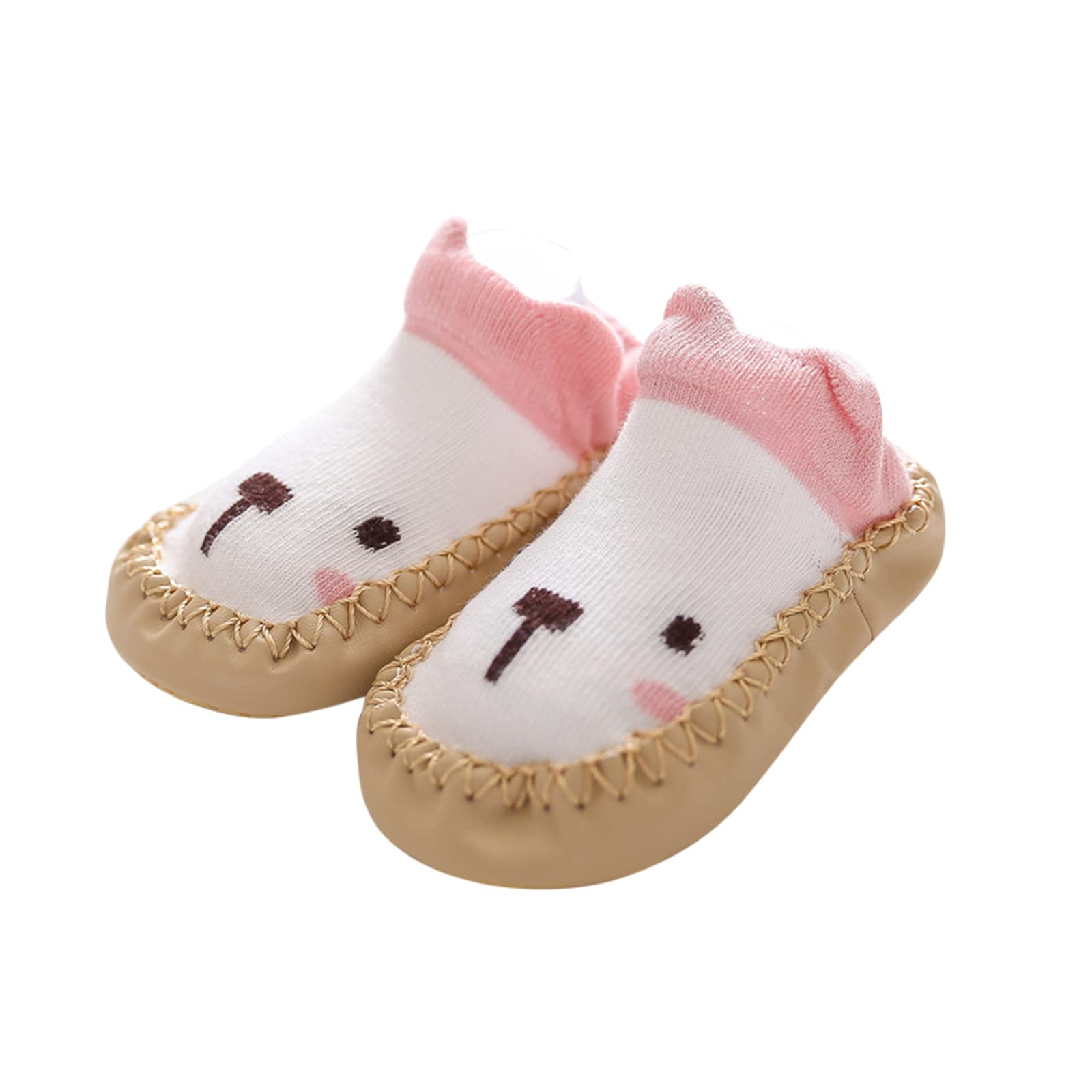 Non-Slip Toddler Sock Shoes for Boys & Girls - Soft First Walking Shoes with Anti-Skid Sole - Perfect Baby Floor Shoes for Indoor Play, Early Walkers & Daycare (Size 2)